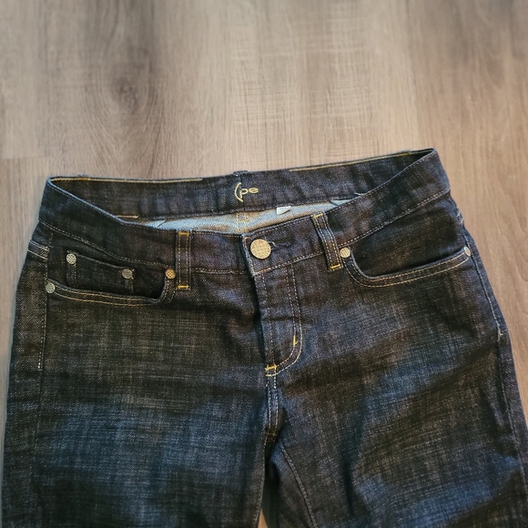 Bebe Wide leg Charcoal Black Jeans Size Medium - Picture 2 of 7